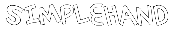Simplehand font preview